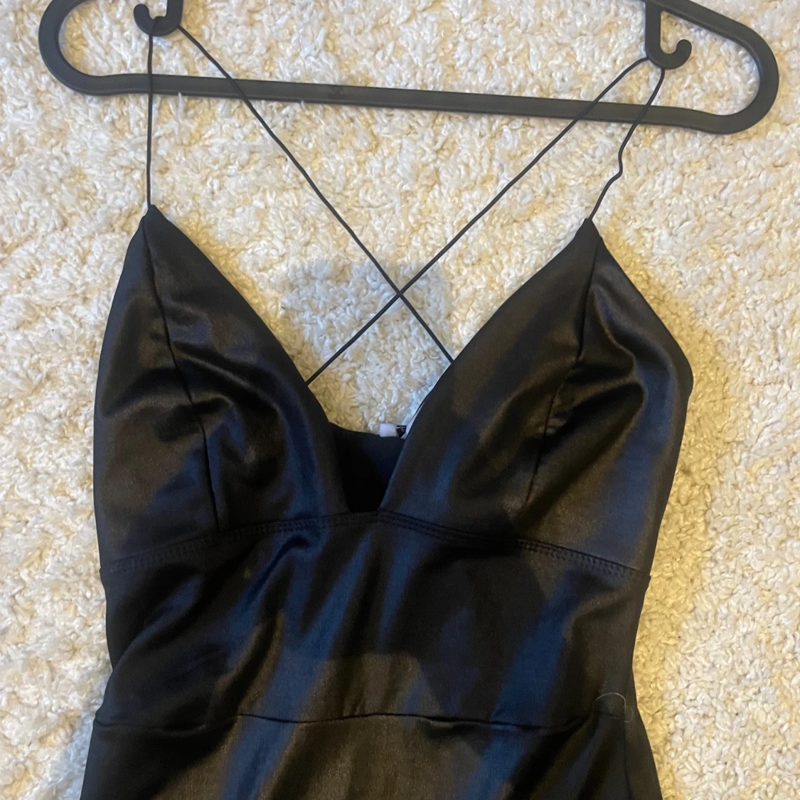 Svart kortklänning - 90