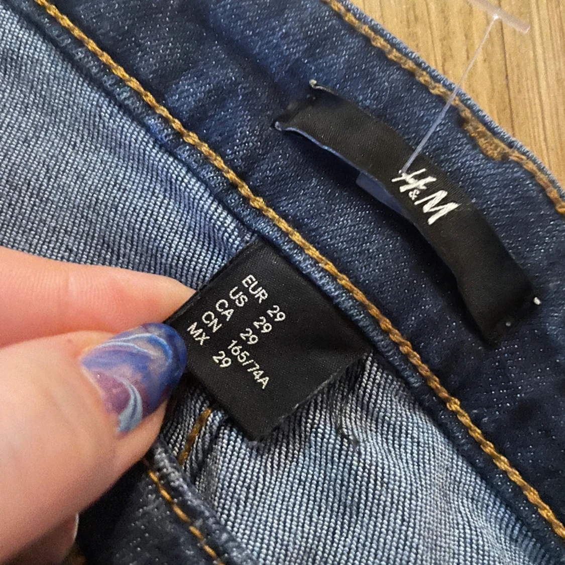 Vintage jeans från h&m - 90