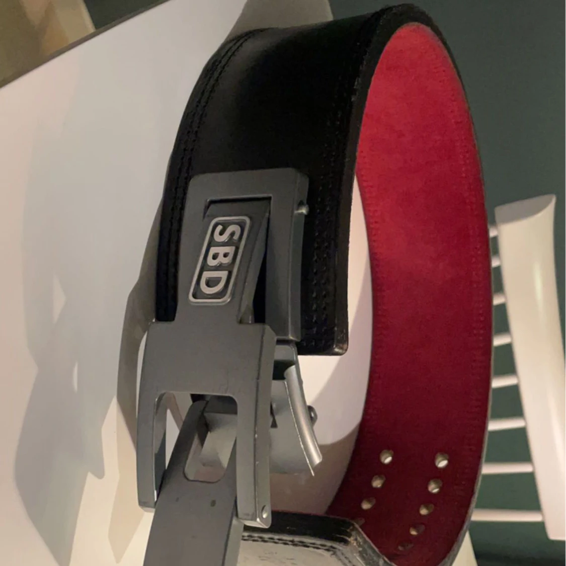 SBD Bälte:  BLACK/RED - 90