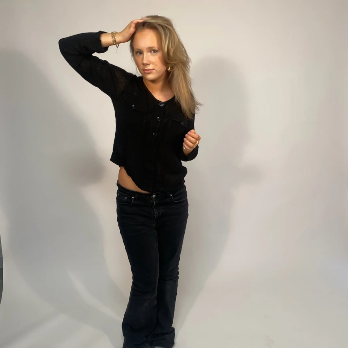 Svart kofta🤍 - 90