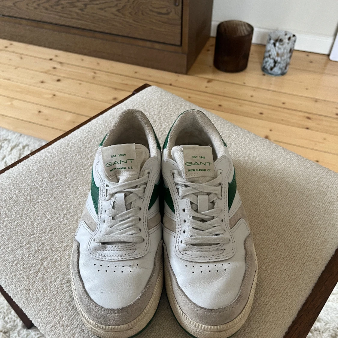 Grön/vita sneakers från Gant - 90