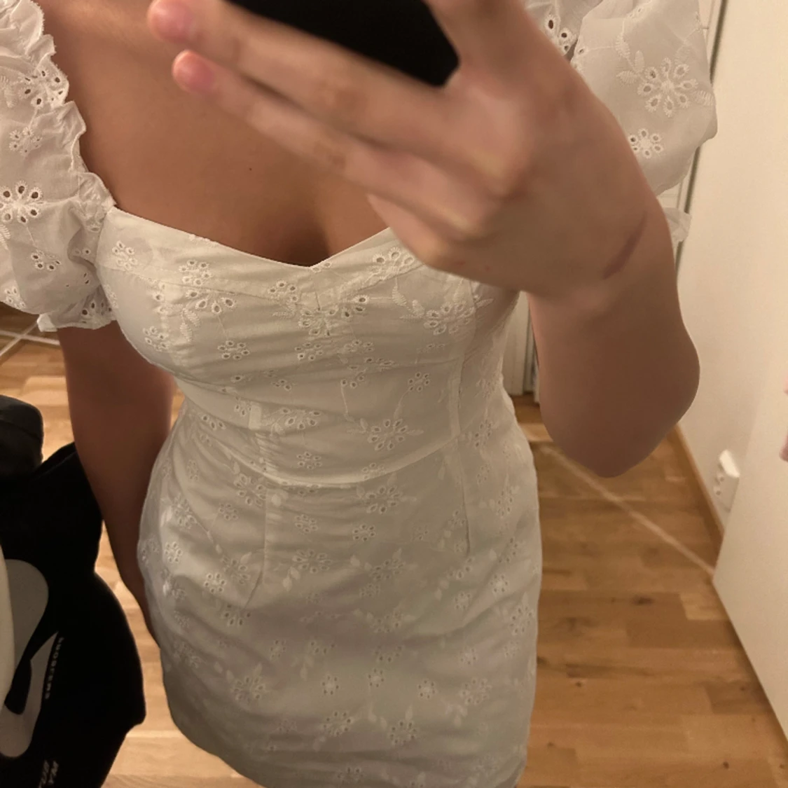 Vit klänning/studentklänning - 91