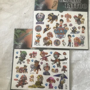 2st Paw Patrol Tatuering  - Mått 15.50*10.50cm/st  50kr/2st . 3år +
