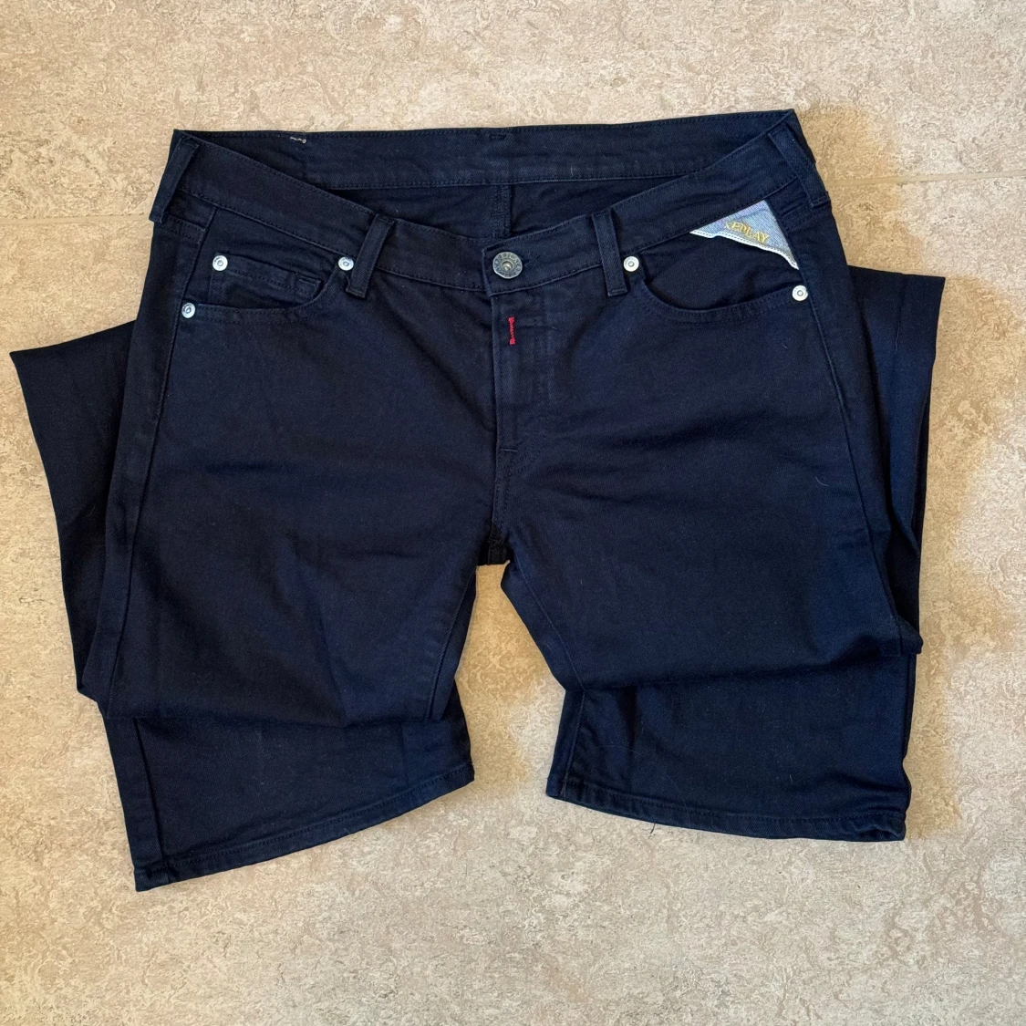 Dam Replay W 442, 032 Bootcut Svarta Jeans - 1