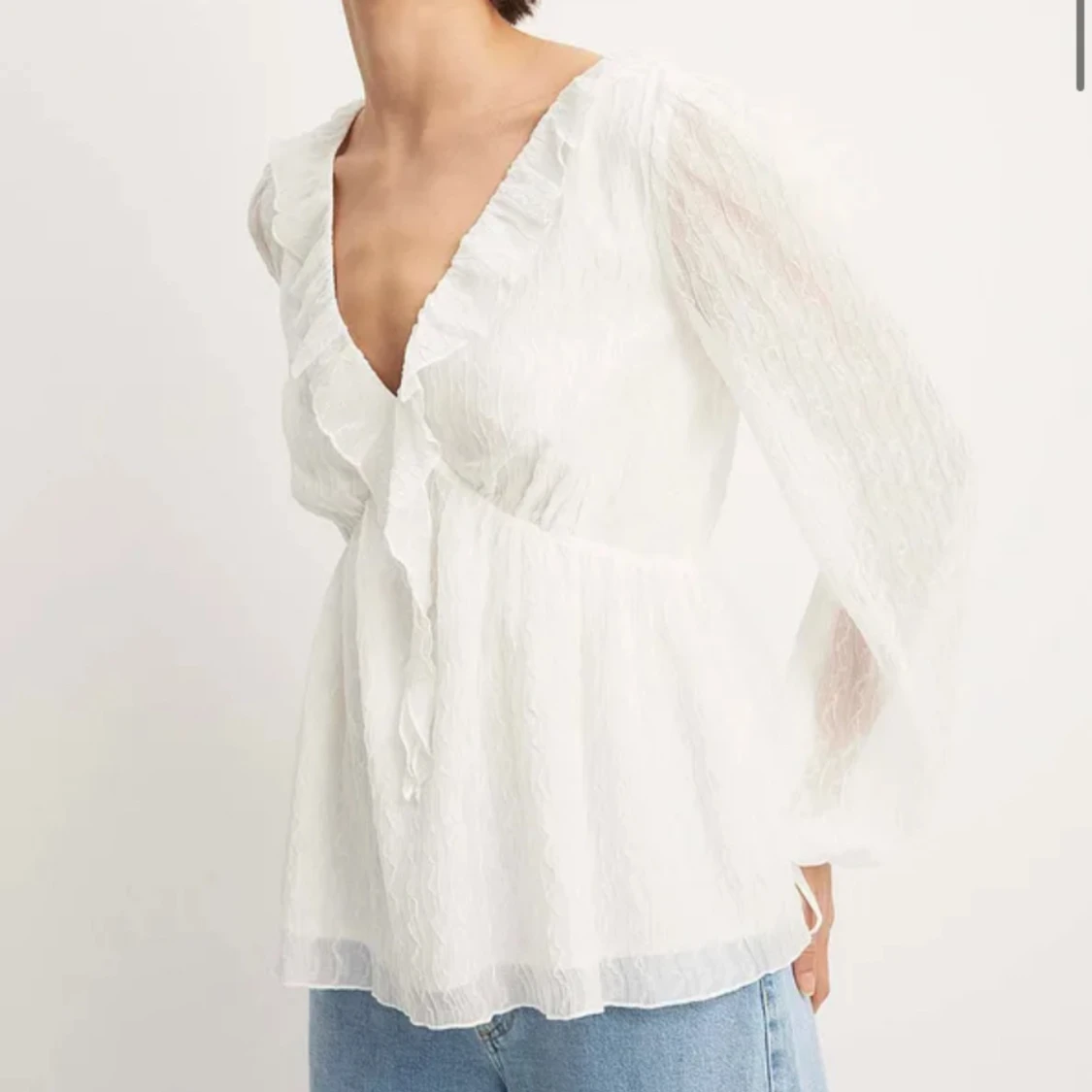 Vit blus från nakd  - 90