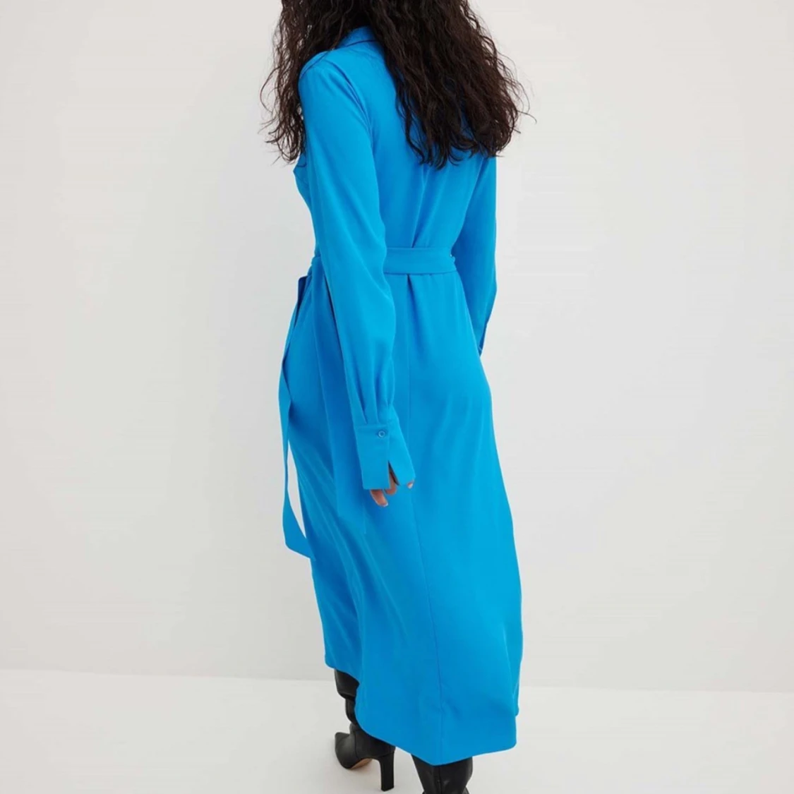 Långärmad omlottklänning NAKD - 91