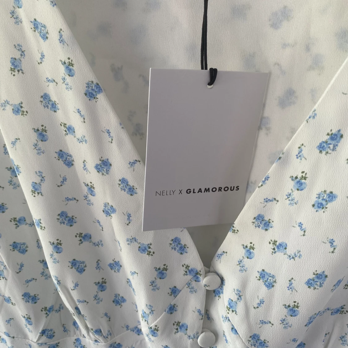 blommig kläning  - 91