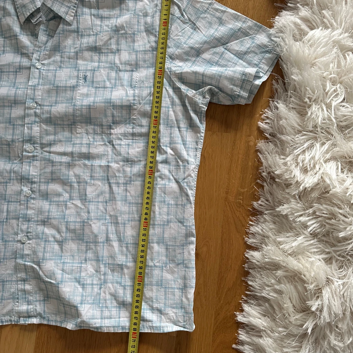 Vintage YSL Yves Saint Laurent skjorta T-shirt retro y2k boxy baggy oversized  - 92