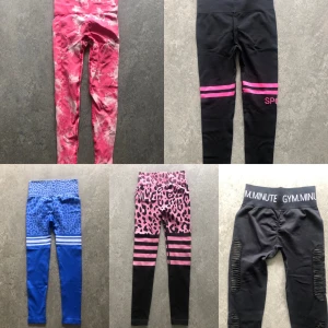 5 par scrunch tights - Samtliga är i mycket bra skick. Dom flesta är helt nya. Storlek S på samtliga.