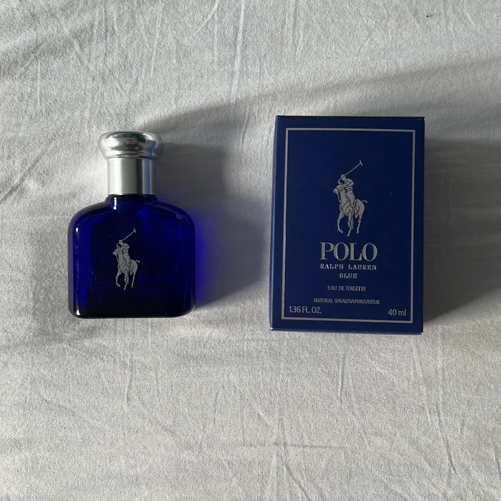 Polo blue parfym, box och parfym ingår.. Övrigt.