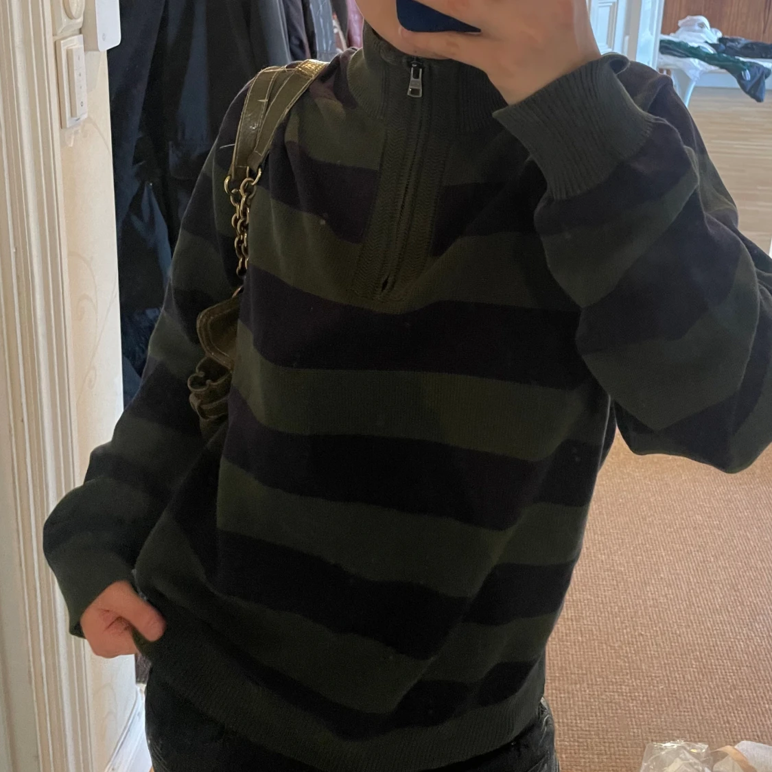 Randig Hilfiger Zip Sweater - 92