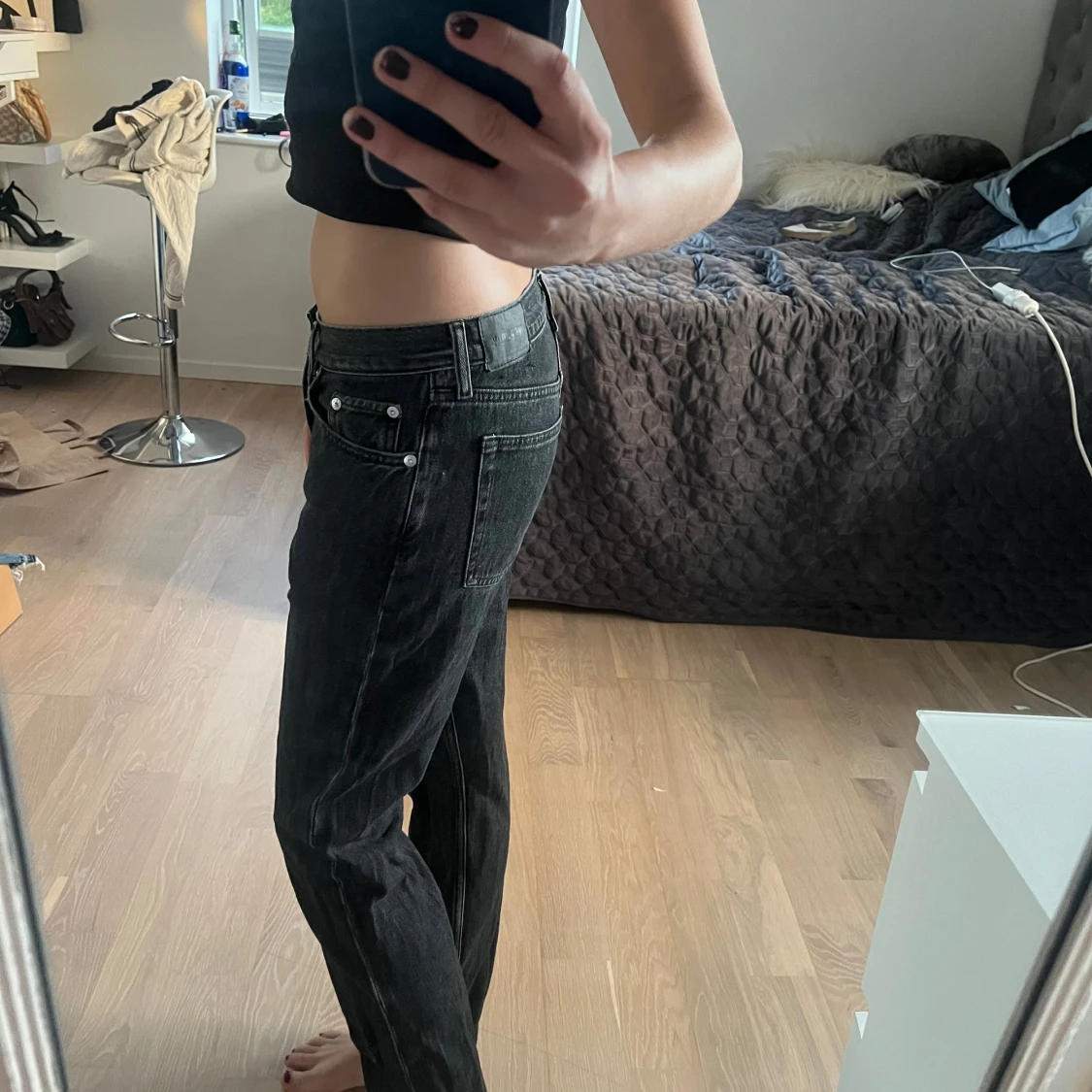 Lågmidjade jeans - 90