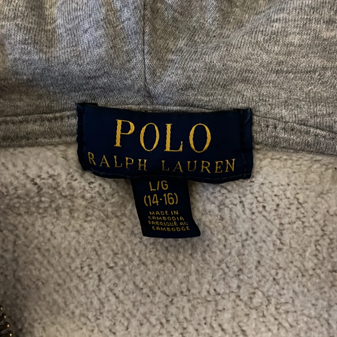 Polo ralph lauren hoodie grå - 91