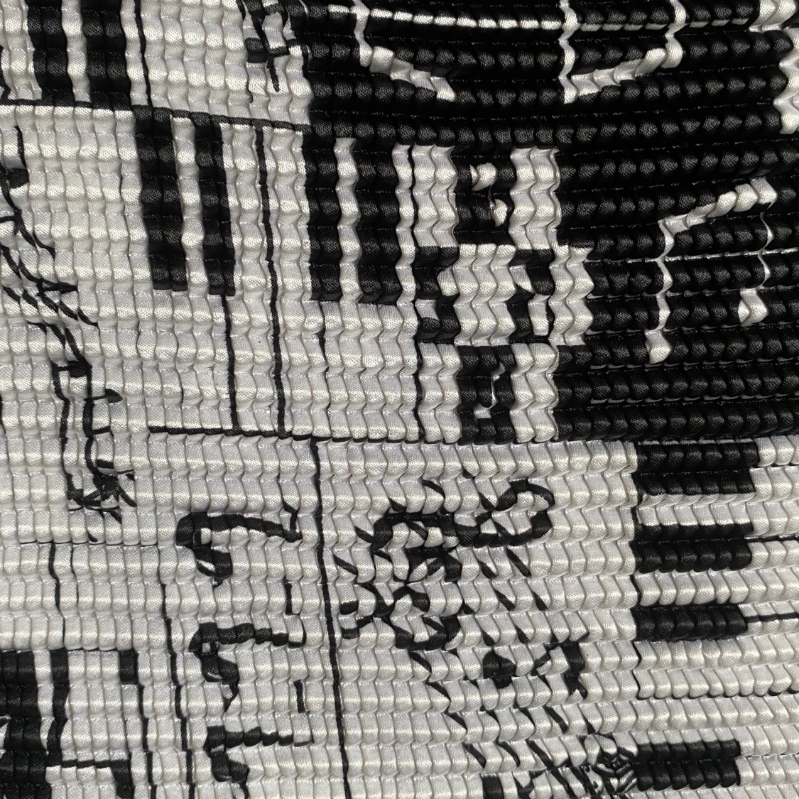 Unik popcorntopp med retro mönster - 90