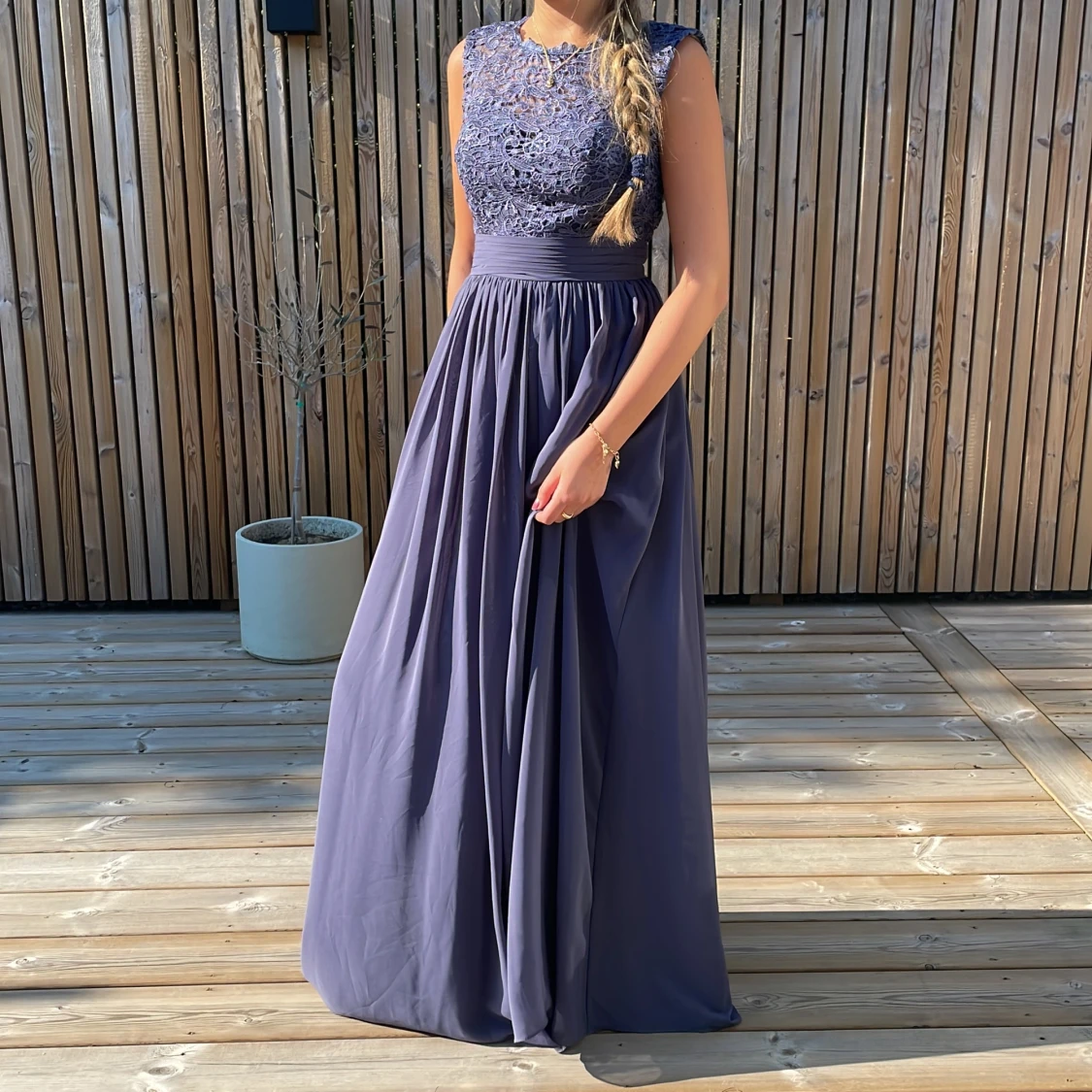 Blå balklänning💕