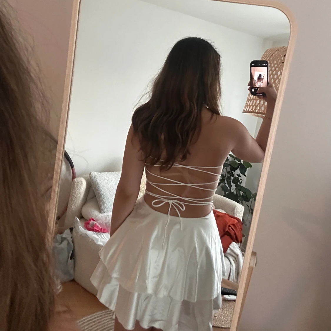 Backless spaghetti strap dress - 90