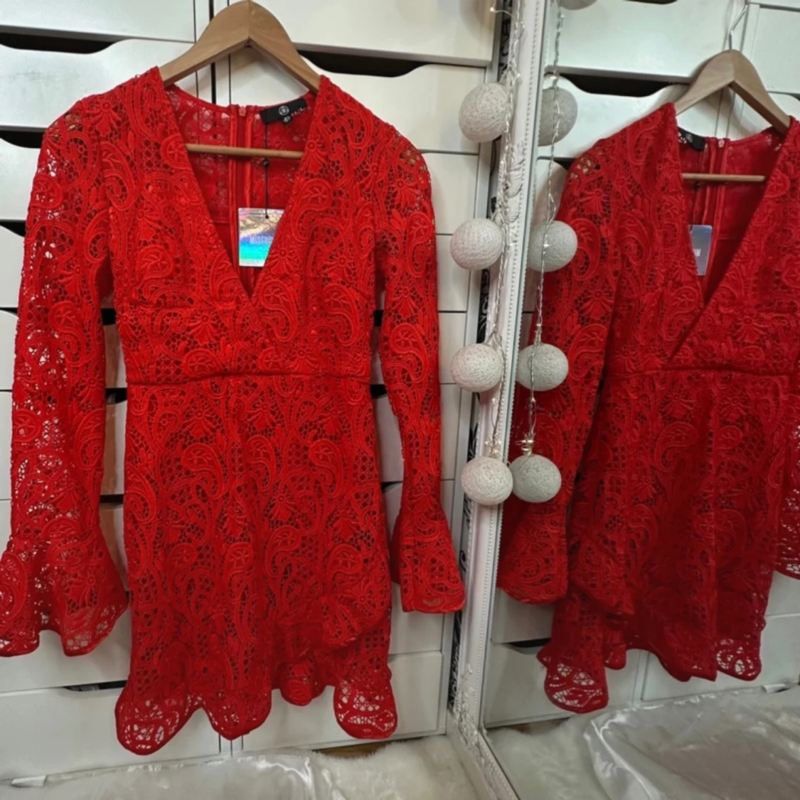 Missguided röd klänning