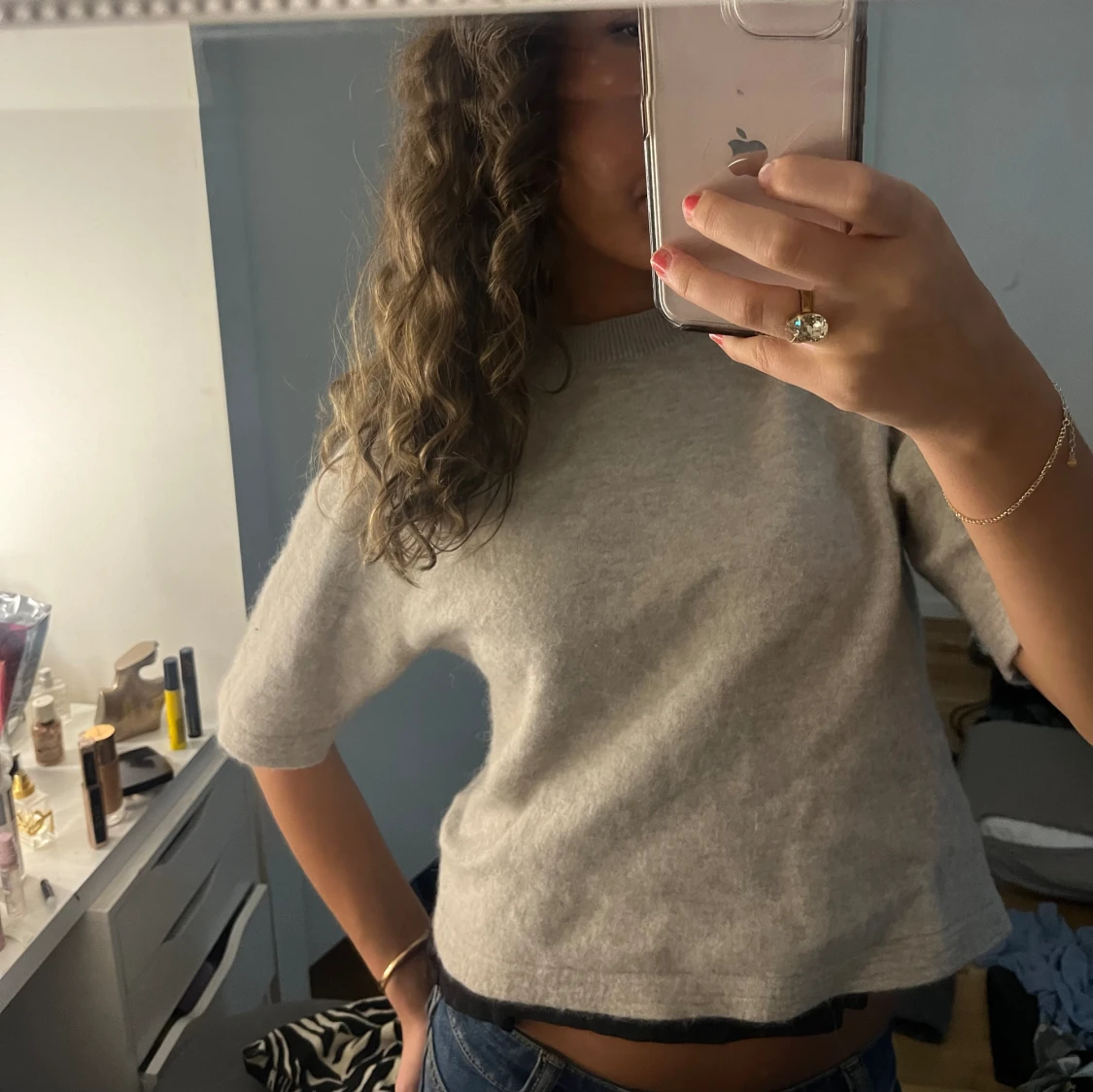  trekvartsärmade tröjan  - 90