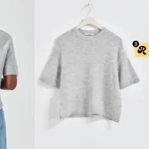Den populära Stickade t-shirten från Gina tricot som är helt slutsåld på sidan, säljer då den inte kommer till användning! Kom gärna med prisförslag 🩶🤍