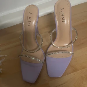 Sammi klackskor  - Lila Storlek 38