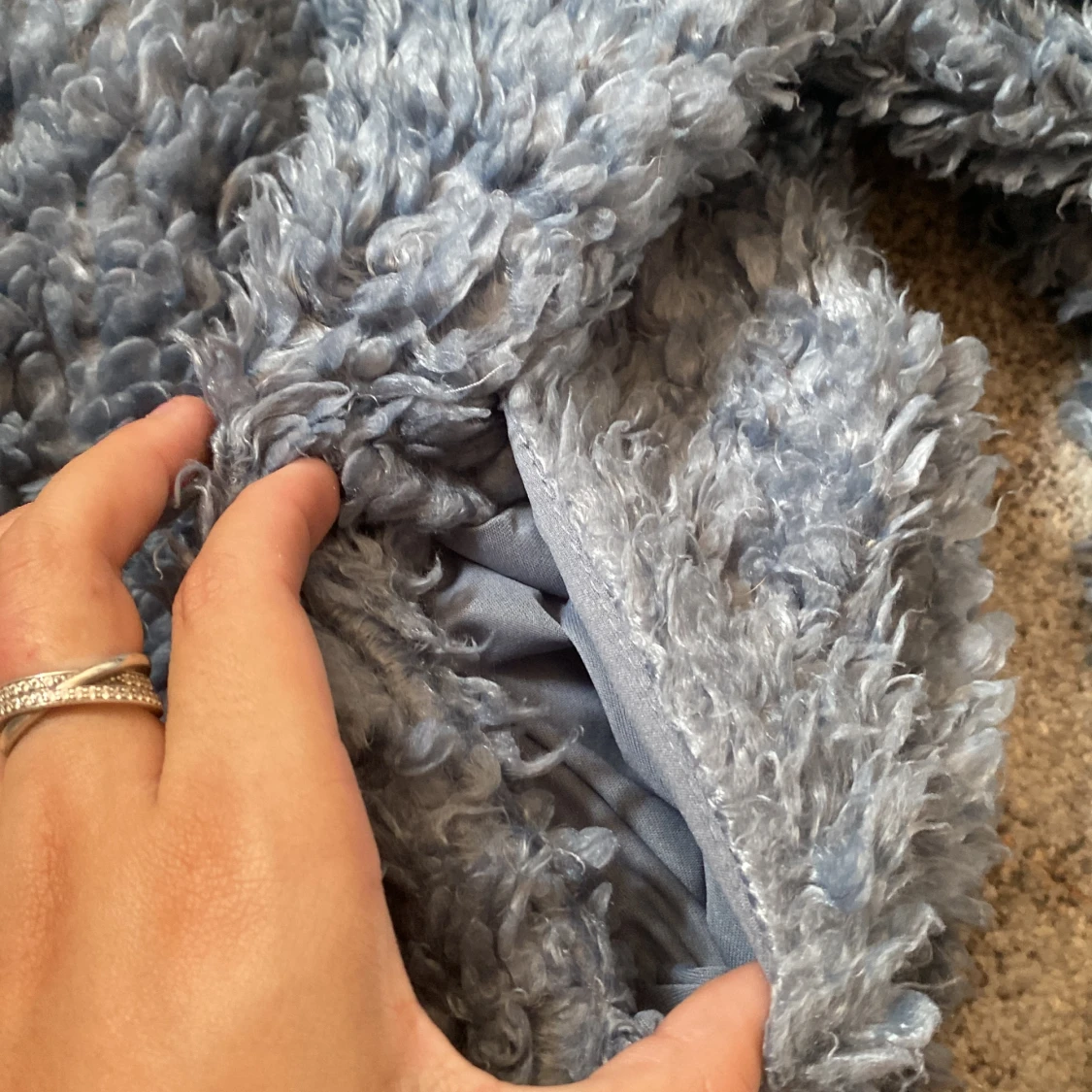 Fluffig tjock kofta - 91