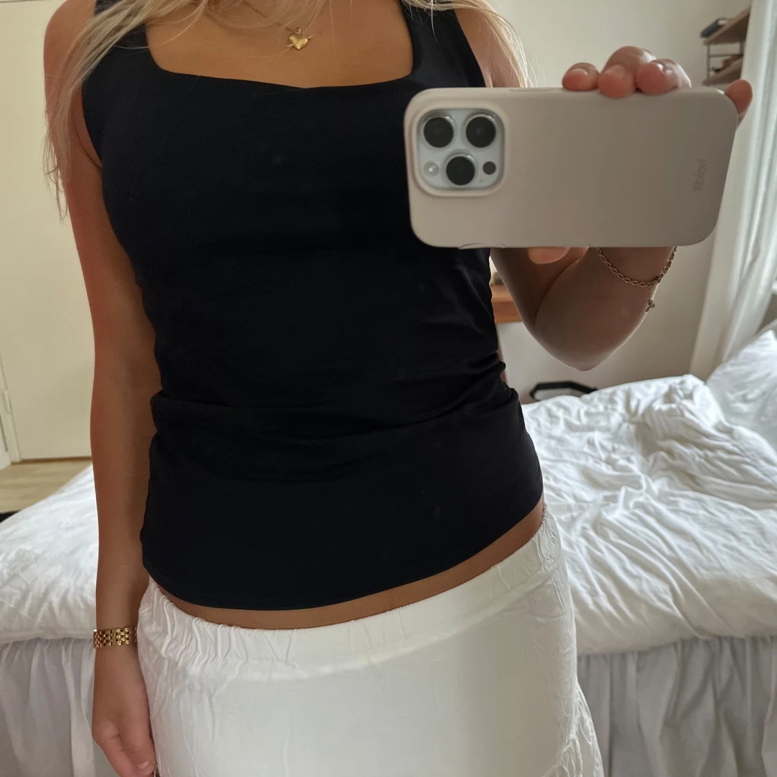 lång volangkjol - 90