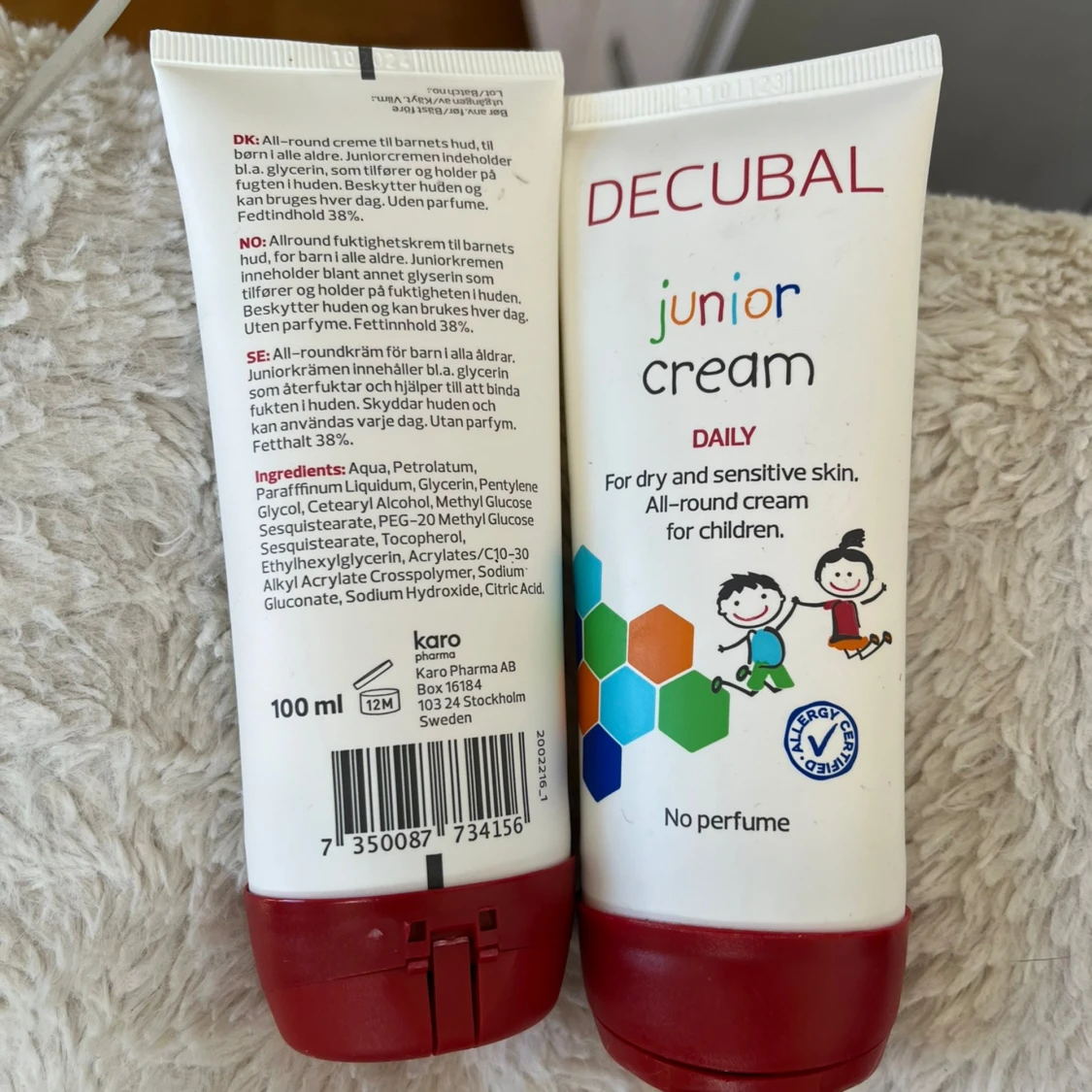 Decubal juniorcream salva barnsalva barn