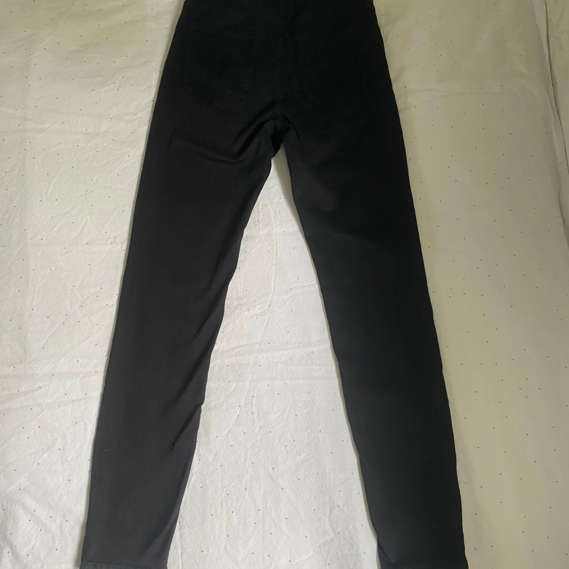 High-Waisted, svarta skinny jeans - 91