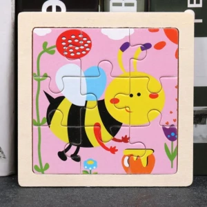 Barn Trä Pussel  - Mått 11.00*11.00*0.40 cm  49kr/st , helt ny  Sammafrakt 