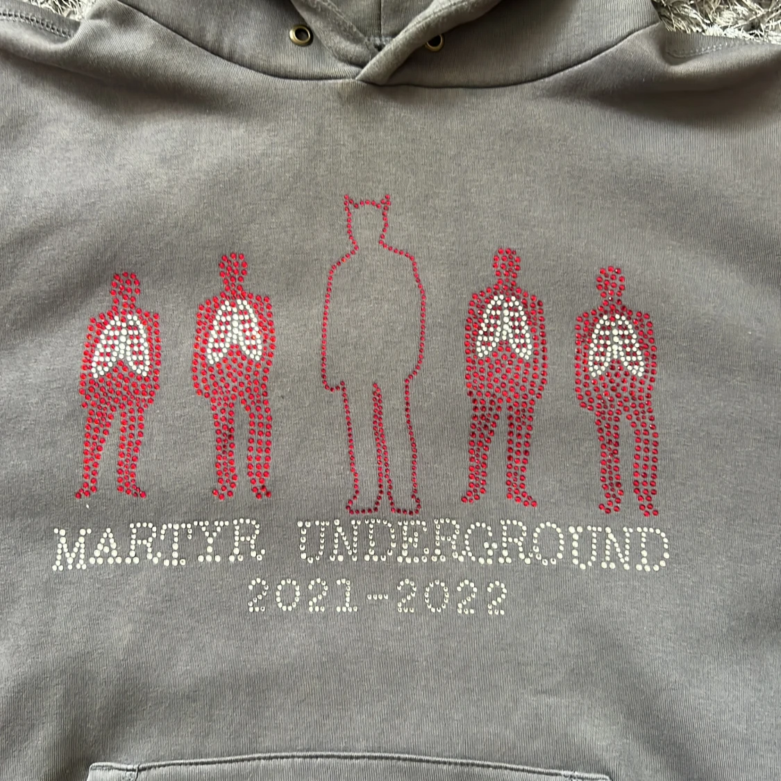 Martyr Underground (MUDG) Rhinestone Hoodie - 90