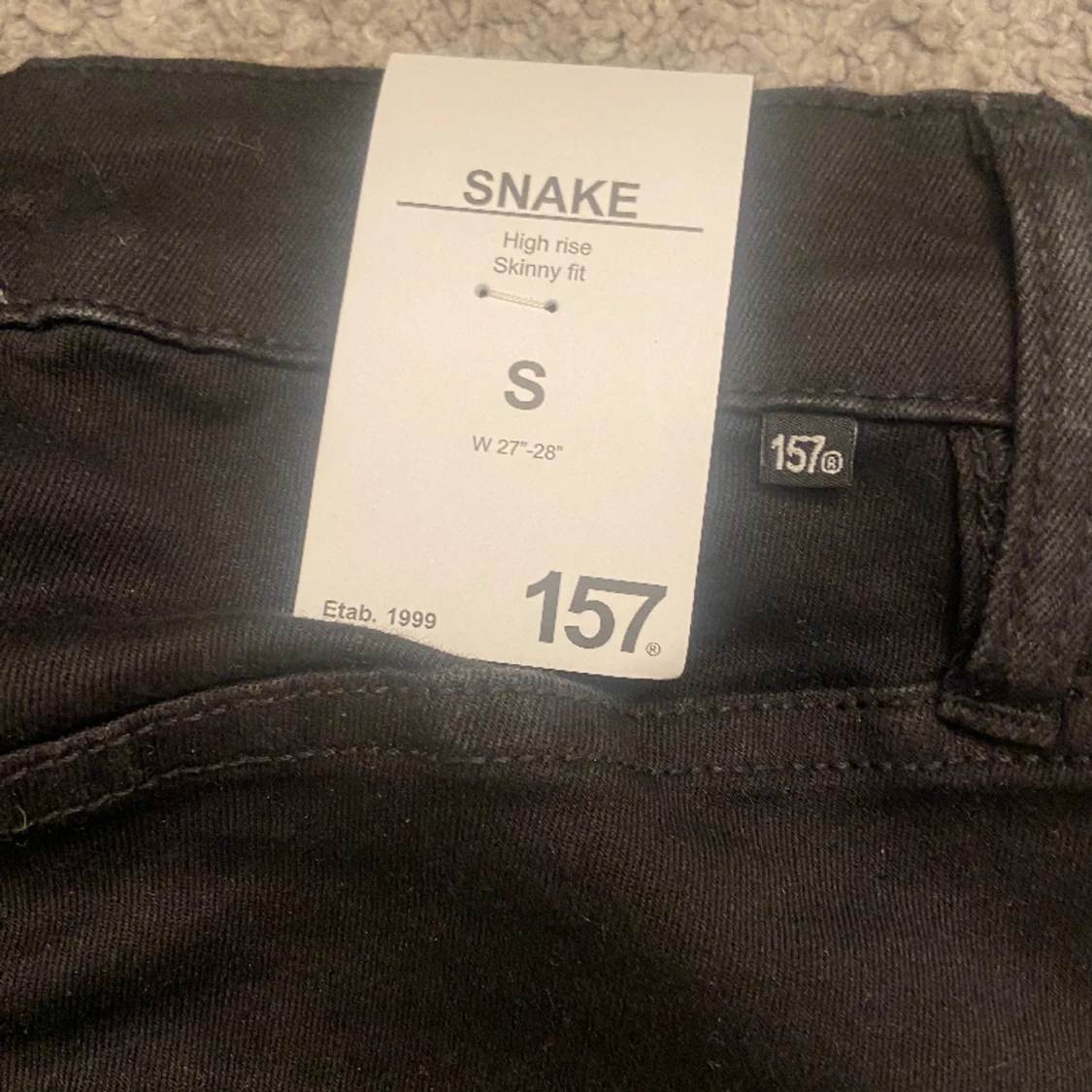 Skinny jeans svarta  - 91