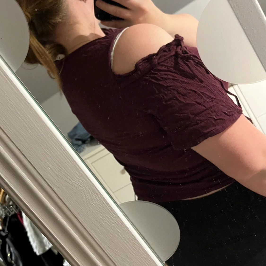 Vinröd Blus/t-shirt - 91