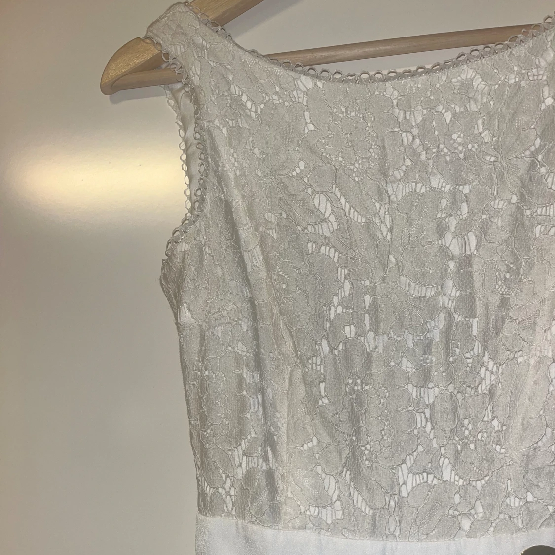 Vit långklänning  - 90