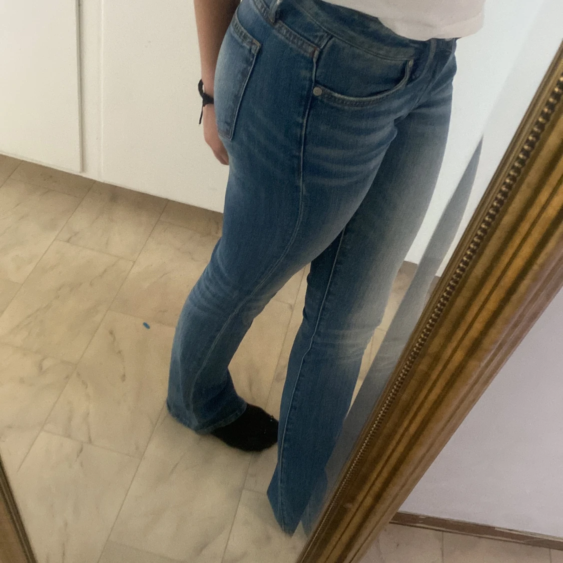 Lågmidjade bootcut  - 90