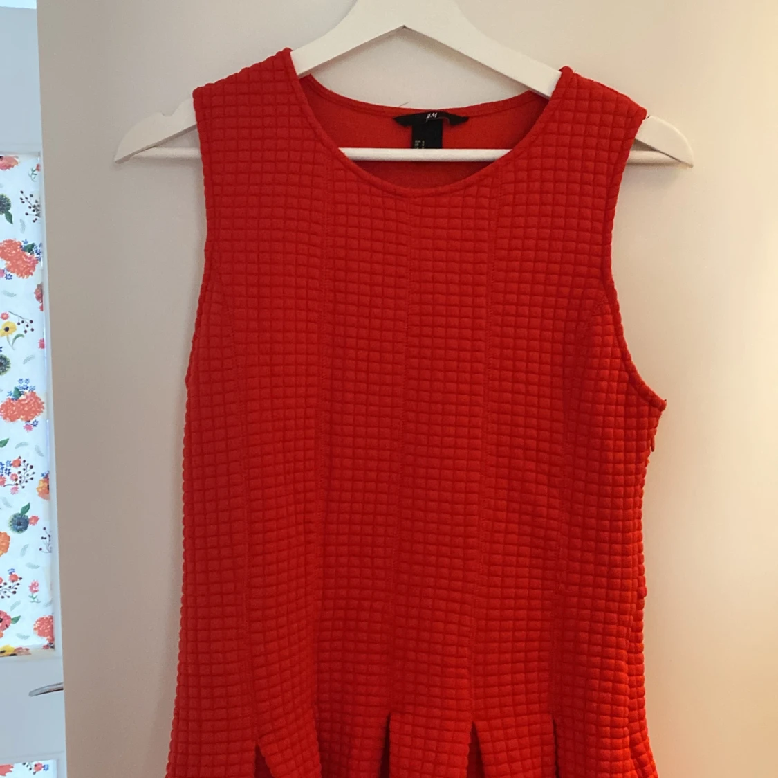 Röd stretchig klänning  - 91