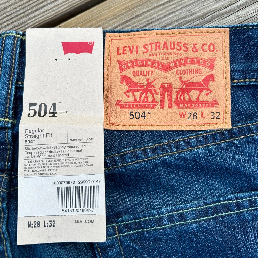 Helt nya oanvända Levis jeans med lapp kvar. Ordinarie pris 1000kr men säljer för endast 499!. Jeans & Byxor.