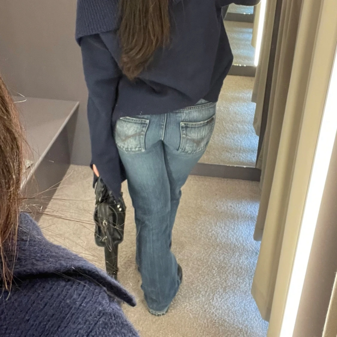 Lågmidjade bootcut jeans - 91