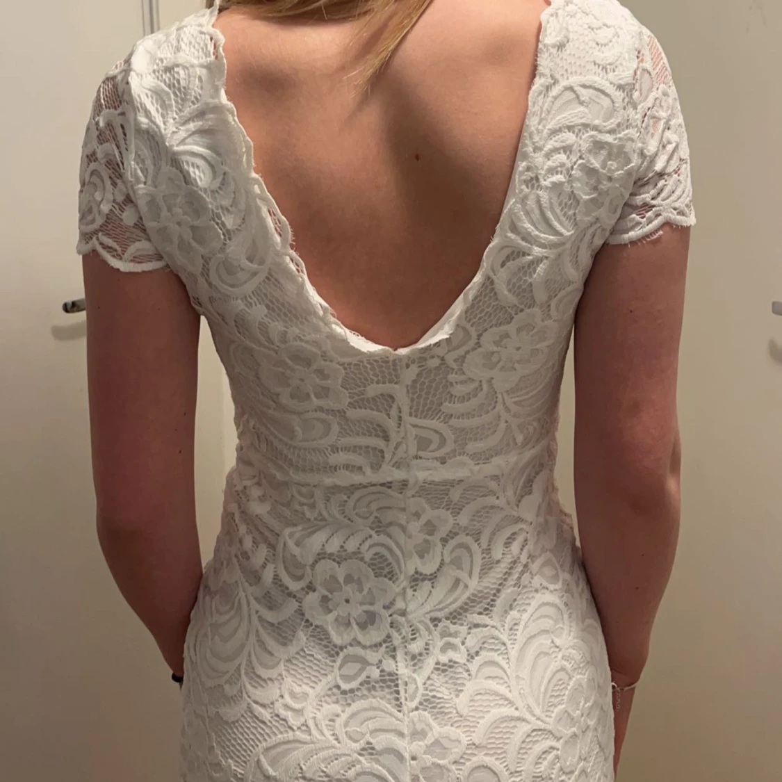 Vit klänning  - 90
