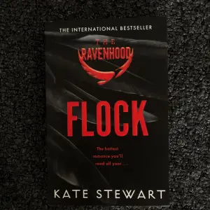 first book in the ravenhood trilogy Flock by kate stewards 