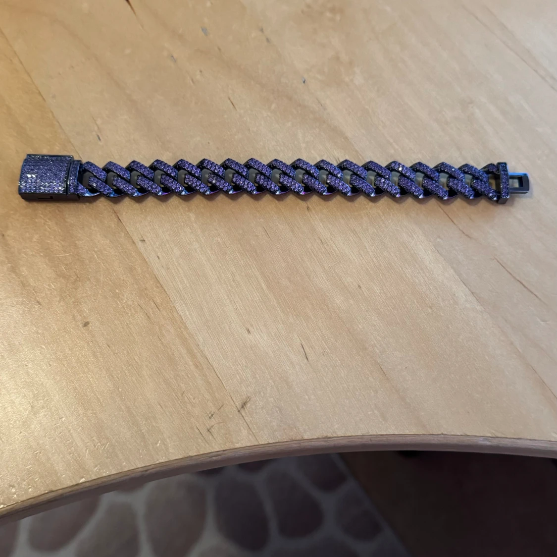 Purlple Cuban Link Armband - 92