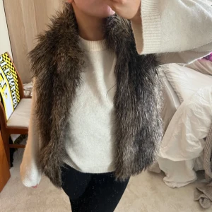 Pälsväst  - Pälsväst (fejk päls) köpt second hand, fint skick! Passar mig som vanligtvis är storlek S❤️