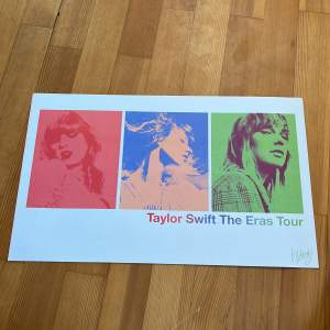 Jättefin rare Taylor Swift poster 🩵🩷🧡 Mått 25 x 40 cm