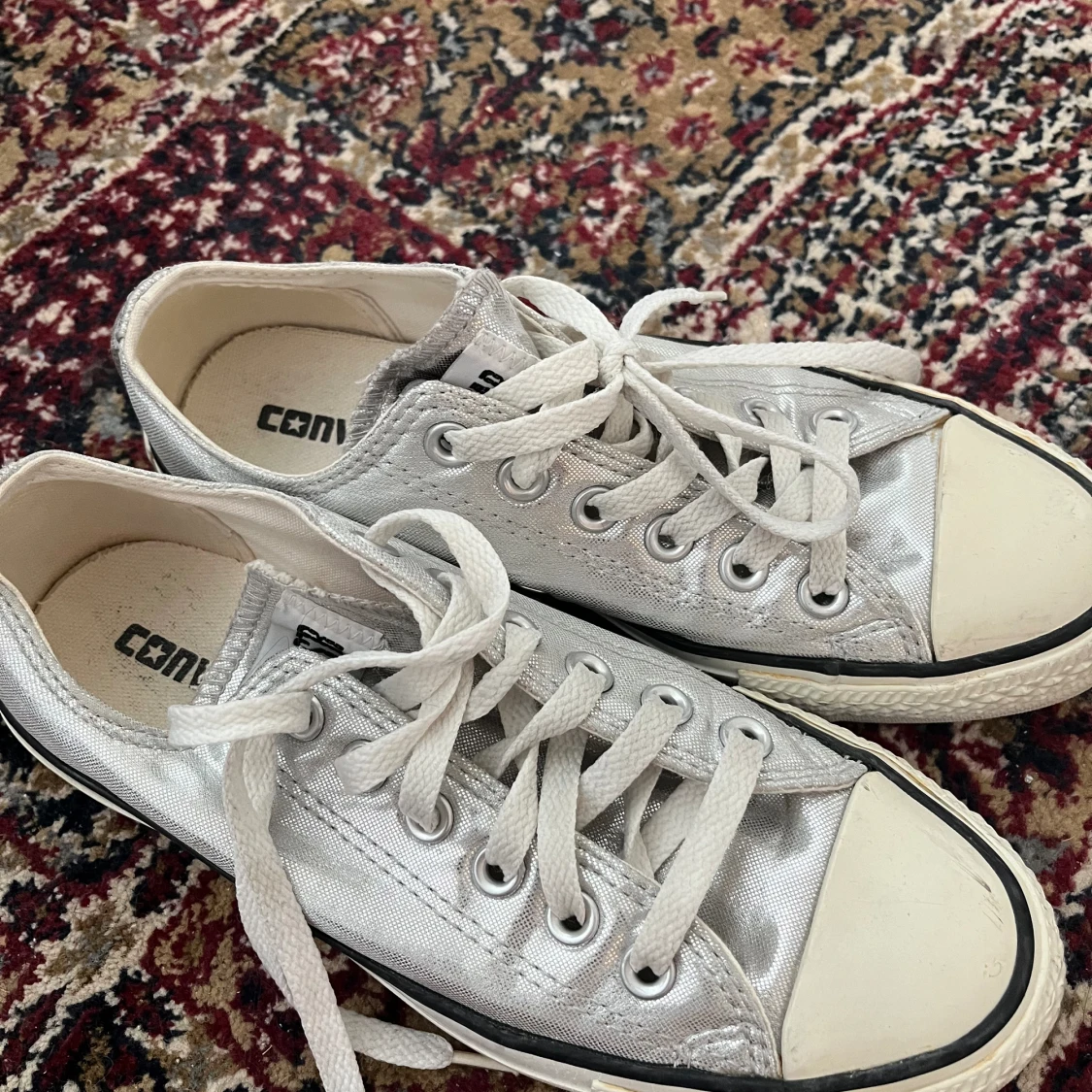 Silver Converse