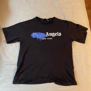Palm Angels T-shirt i storlek L men kan även passa M. Köpt i Jönköping på A6 i affären S&C Hype. Skick 10/10 har kvar Taggs, Prislapp osv kan bevisa den är äkta. Skriv för fler bilder 