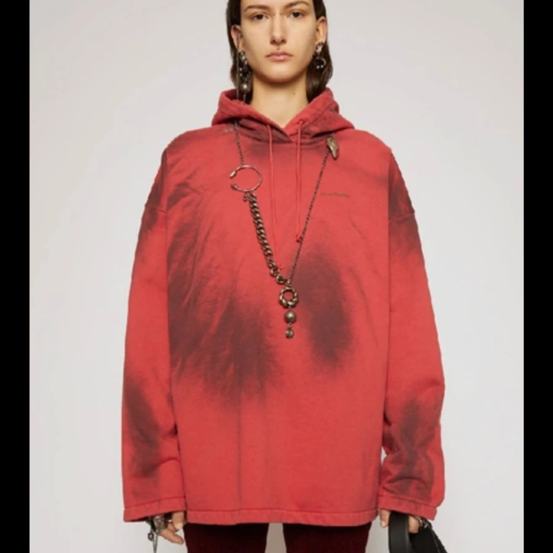 Acne Studios Spray-Painted Hooded Sweatshirt