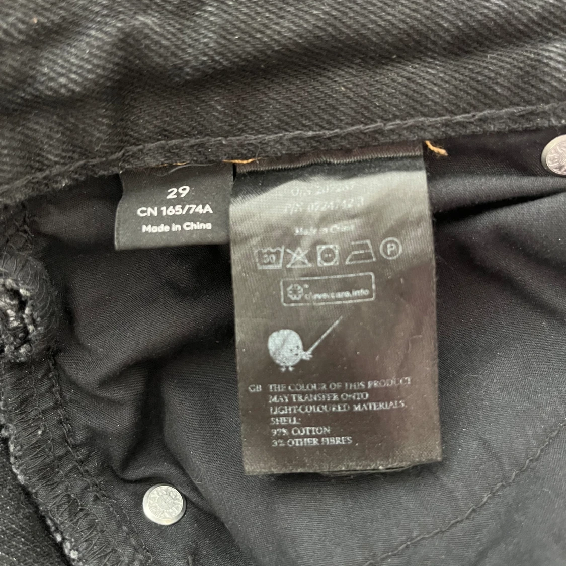 Svart/grå jeans Monki - 90