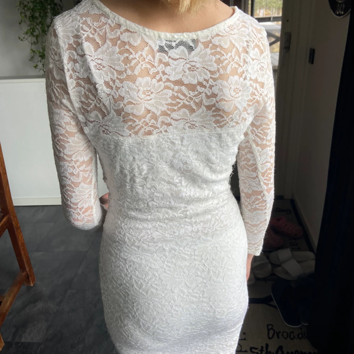 Vit klänning  - 92