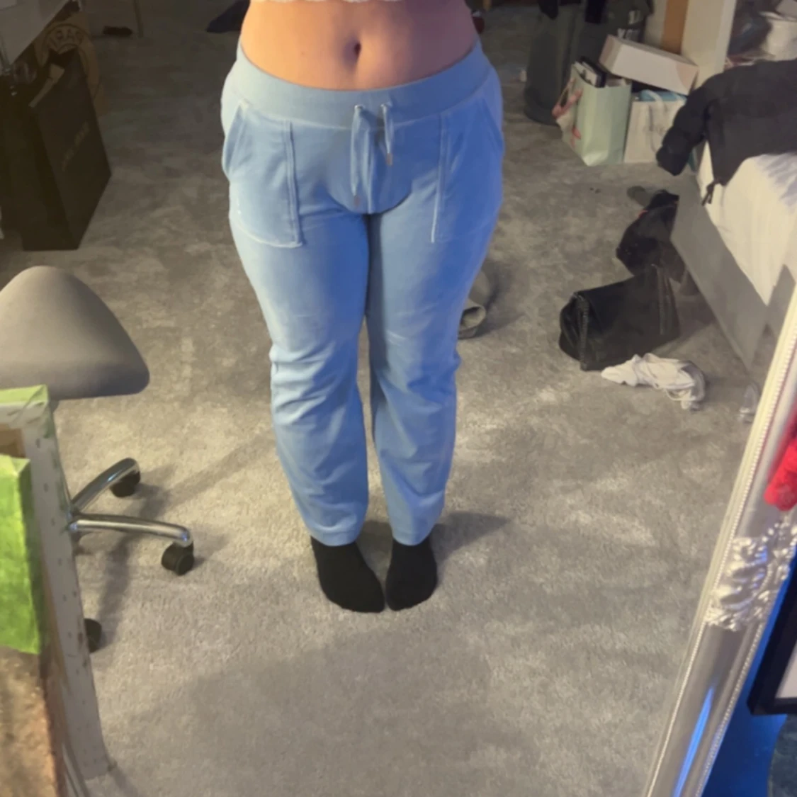 Ljusblå juicy byxor strl. L - 91