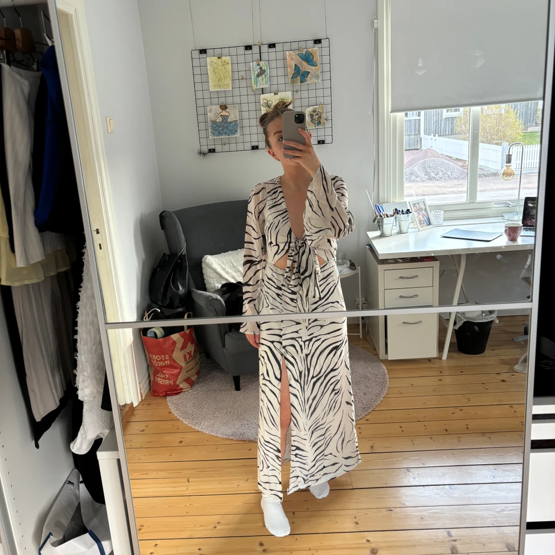 Zebra klänning - 90