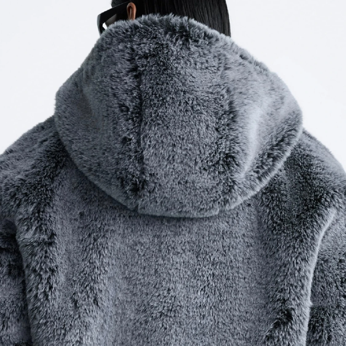 Zara fuskpäls jacka luva  - 91